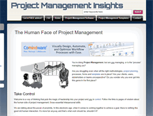 Tablet Screenshot of project-management-insights.com